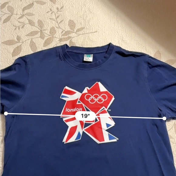 Adidas London 2012 Olympics tshirt blue medium - Picture 7 of 7